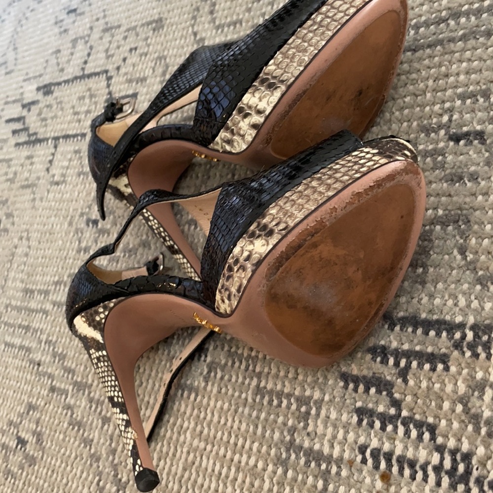 Prada Platform Python Heels. - image 5